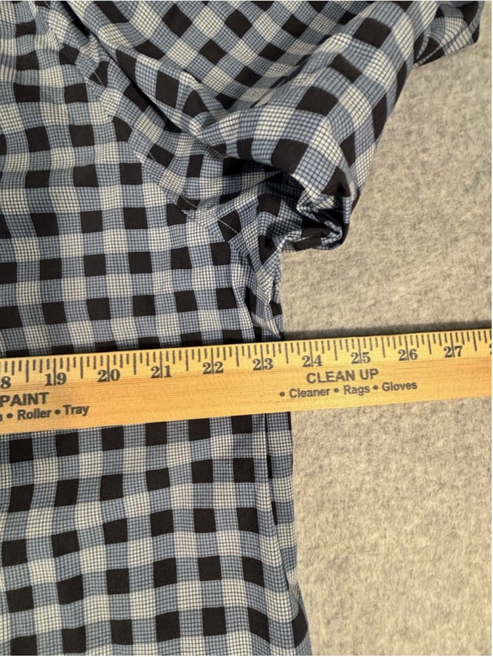 Fila Checkered Full Zip Track Jacket Blue Black Men’s XL Check Plaid Retro - Picture 7 of 10